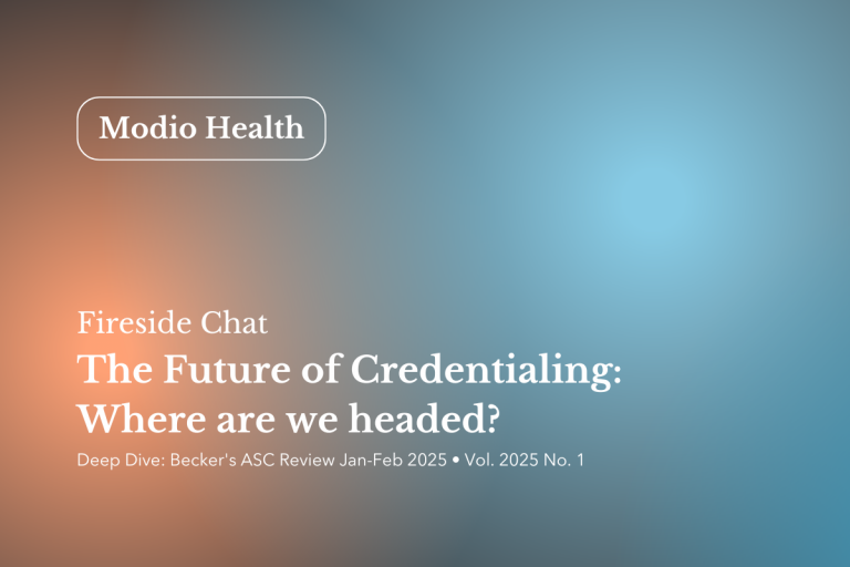 Modio Fireside Chat Series: The Future of Credentialing: Where are we headed?
